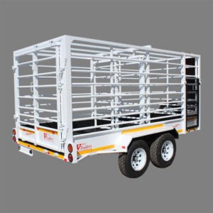 3000kg GVM Double Axle Cattle Trailer – 4.0m x 1.8m (Model SB23)