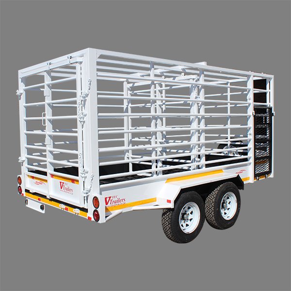 3000kg GVM Double Axle Cattle Trailer – 4.0m x 1.8m (Model SB23)